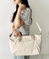 【】THE NORTH FACE(ザ・ノースフェイス)/2WAY 大容量 PC収納可 ショルダー トラベル ダッフルバッグ ロゴプリント/LINDEN DUFFLE BAG S | IM1262063 | クリーム