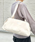 【】THE NORTH FACE(ザ・ノースフェイス)/2WAY 大容量 PC収納可 ショルダー トラベル ダッフルバッグ ロゴプリント/LINDEN DUFFLE BAG S | IM1262063 | クリーム