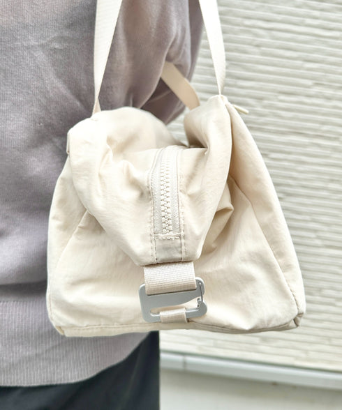 【】THE NORTH FACE(ザ・ノースフェイス)/2WAY 大容量 PC収納可 ショルダー トラベル ダッフルバッグ ロゴプリント/LINDEN DUFFLE BAG S | IM1262063 | クリーム