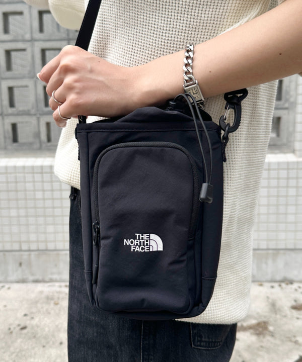【】THE NORTH FACE(ザ・ノースフェイス)/ロゴプリント ミニマルチポーチ ショルダー スマホショルダー 財布 ポーチ サコッシュ/LINDEN BOTTLE CROSS BAG | IM1262064 | ブラック