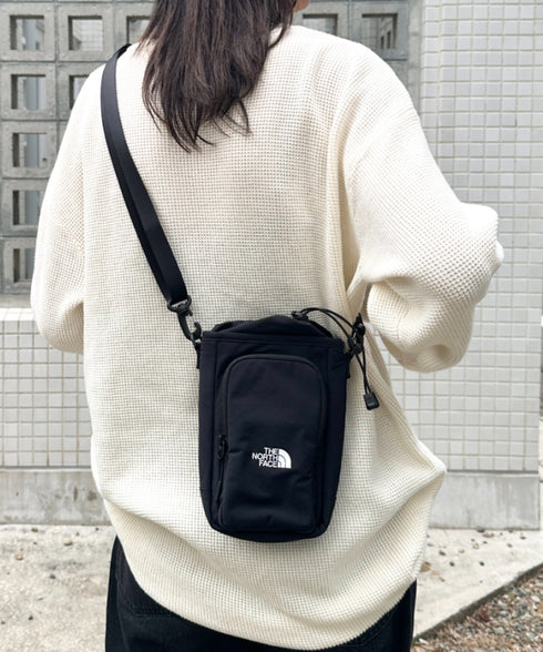 【】THE NORTH FACE(ザ・ノースフェイス)/ロゴプリント ミニマルチポーチ ショルダー スマホショルダー 財布 ポーチ サコッシュ/LINDEN BOTTLE CROSS BAG | IM1262064 | ブラック