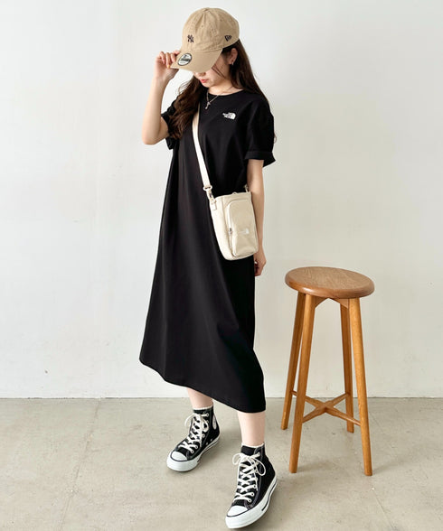 【】THE NORTH FACE(ザ・ノースフェイス)/ロゴプリント ミニマルチポーチ ショルダー スマホショルダー 財布 ポーチ サコッシュ/LINDEN BOTTLE CROSS BAG | IM1262064 | クリーム