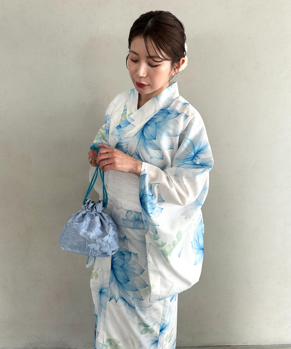 浴衣2点セット(浴衣/帯)選べる6柄♪1枚仕立てで着付け楽々 1人で着られる(浴衣/帯)■動画あり | MD2262041 | その他1