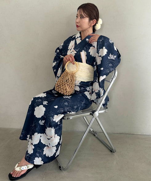 浴衣2点セット(浴衣/帯)選べる6柄♪1枚仕立てで着付け楽々 1人で着られる(浴衣/帯)■動画あり | MD2262041 | その他3