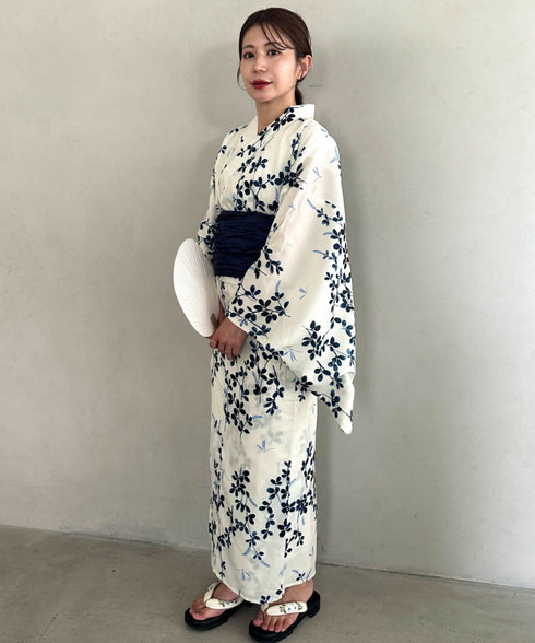 浴衣2点セット(浴衣/帯)選べる6柄♪1枚仕立てで着付け楽々 1人で着られる(浴衣/帯)■動画あり | MD2262041 | その他4
