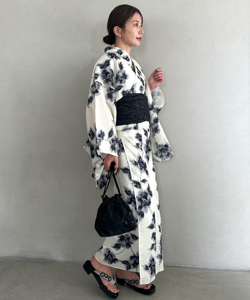 浴衣2点セット(浴衣/帯)選べる6柄♪1枚仕立てで着付け楽々 1人で着られる(浴衣/帯)■動画あり | MD2262041 | その他5