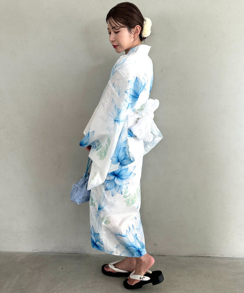 浴衣2点セット(浴衣/帯)選べる6柄♪1枚仕立てで着付け楽々 1人で着られる(浴衣/帯)■動画あり | MD2262041 | その他1