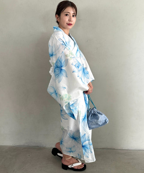 浴衣2点セット(浴衣/帯)選べる6柄♪1枚仕立てで着付け楽々 1人で着られる(浴衣/帯)■動画あり | MD2262041 | その他1