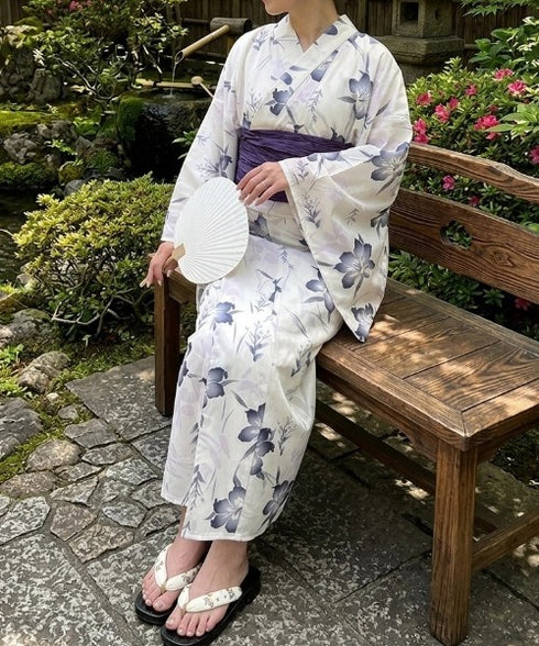 浴衣2点セット(浴衣/帯)選べる6柄♪1枚仕立てで着付け楽々 1人で着られる(浴衣/帯)■動画あり | MD2262041 | その他6