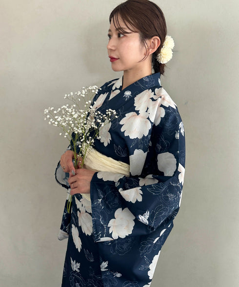 浴衣2点セット(浴衣/帯)選べる6柄♪1枚仕立てで着付け楽々 1人で着られる(浴衣/帯)■動画あり | MD2262041 | その他3