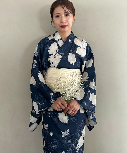 浴衣2点セット(浴衣/帯)選べる6柄♪1枚仕立てで着付け楽々 1人で着られる(浴衣/帯)■動画あり | MD2262041 | その他3