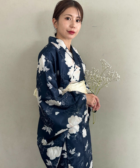 浴衣2点セット(浴衣/帯)選べる6柄♪1枚仕立てで着付け楽々 1人で着られる(浴衣/帯)■動画あり | MD2262041 | その他3
