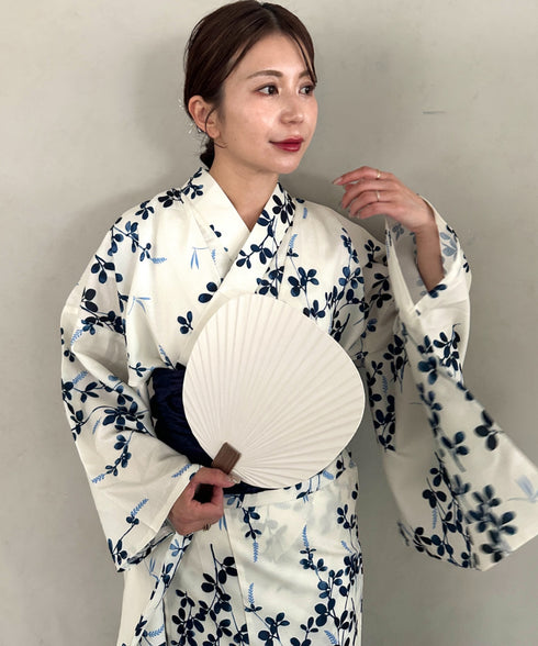 浴衣2点セット(浴衣/帯)選べる6柄♪1枚仕立てで着付け楽々 1人で着られる(浴衣/帯)■動画あり | MD2262041 | その他4