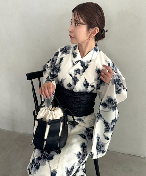 浴衣2点セット(浴衣/帯)選べる6柄♪1枚仕立てで着付け楽々 1人で着られる(浴衣/帯)■動画あり | MD2262041 | その他5