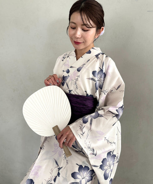 浴衣2点セット(浴衣/帯)選べる6柄♪1枚仕立てで着付け楽々 1人で着られる(浴衣/帯)■動画あり | MD2262041 | その他6