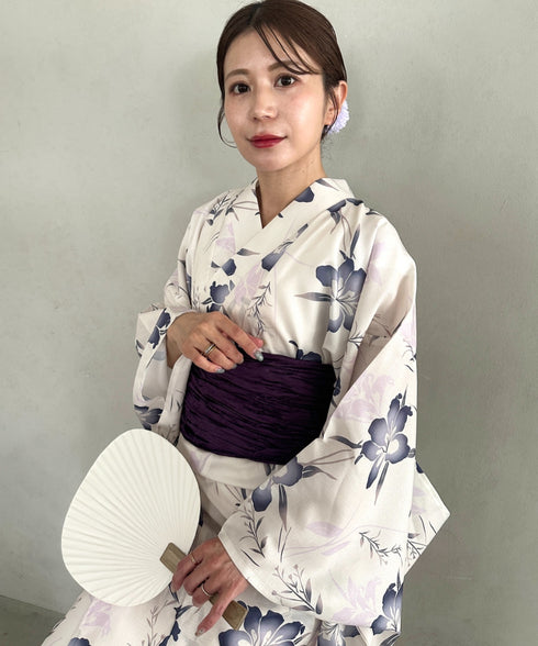 浴衣2点セット(浴衣/帯)選べる6柄♪1枚仕立てで着付け楽々 1人で着られる(浴衣/帯)■動画あり | MD2262041 | その他6