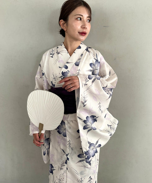 浴衣2点セット(浴衣/帯)選べる6柄♪1枚仕立てで着付け楽々 1人で着られる(浴衣/帯)■動画あり | MD2262041 | その他6