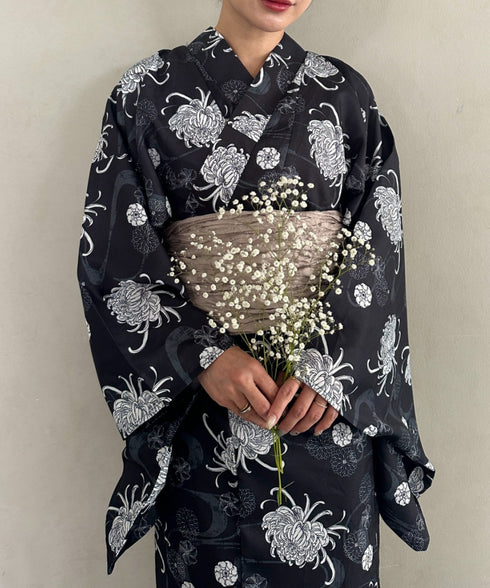 浴衣2点セット(浴衣/帯)選べる6柄♪1枚仕立てで着付け楽々 1人で着られる(浴衣/帯)■動画あり | MD2262041 | その他2