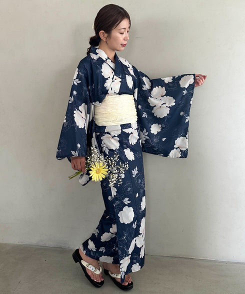 浴衣2点セット(浴衣/帯)選べる6柄♪1枚仕立てで着付け楽々 1人で着られる(浴衣/帯)■動画あり | MD2262041 | その他3