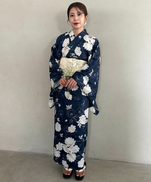 浴衣2点セット(浴衣/帯)選べる6柄♪1枚仕立てで着付け楽々 1人で着られる(浴衣/帯)■動画あり | MD2262041 | その他3