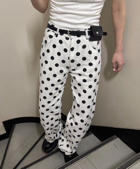コインドットワイドパンツ | SL2265117 | ホワイト