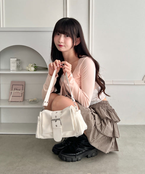 ハトメベルト2WAYショルダーバッグ | LO1265084 | オフホワイト