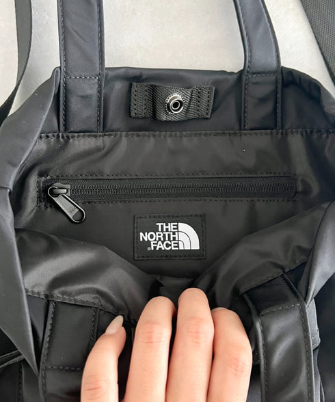 【】THE NORTH FACE(ザ・ノースフェイス)/2WAY ショルダーバッグ ロゴプリント トラベルバケットバッグ/TRAVEL BUCKET BAG | IM1262070 | ライトグレー
