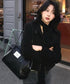 MUCENT(ムセント)/軽量 A4収納可 ロゴパッチ ショルダー トートバッグ/TIVE LEATHER SHOULDER BAG UNISEX | AT1262071 | ブラック