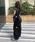 MUCENT(ムセント)/軽量 A4収納可 ロゴパッチ ショルダー トートバッグ/TIVE LEATHER SHOULDER BAG UNISEX | AT1262071 | ブラック