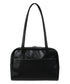 MUCENT(ムセント)/軽量 A4収納可 ロゴパッチ ショルダー トートバッグ/TIVE LEATHER SHOULDER BAG UNISEX | AT1262071 | ブラック
