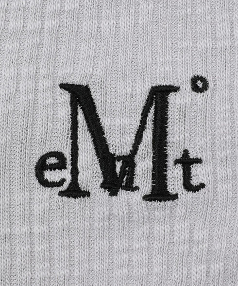 MUCENT(ムセント)/サロン アイレット レースアップ スリムフィット クロップド Tシャツ 半袖 /SARON EYELET LACE-UP SLIM FIT HALF T | AT2262079 | グレー