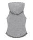 MUCENT(ムセント)/アセン レース スリムフィット フード スリーブレス タンクトップ/ASEN LACE SLIM HOOD SLEEVELESS | AT2262081 | グレー