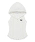 MUCENT(ムセント)/アセン レース スリムフィット フード スリーブレス タンクトップ/ASEN LACE SLIM HOOD SLEEVELESS | AT2262081 | ホワイト