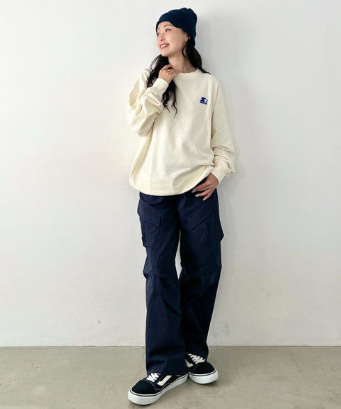 STARTER(スターター)/ワンポイント 刺繍 クルーネック スウェット | IM2263006 | アイボリー