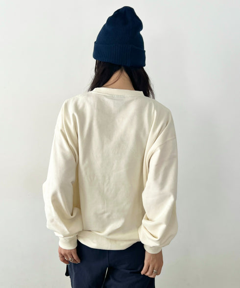 STARTER(スターター)/ワンポイント 刺繍 クルーネック スウェット | IM2263006 | アイボリー