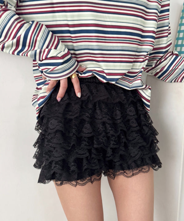 シュシュフリルショートパンツ | SL2265152 | ブラック