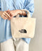 THE NORTH FACE(ザ・ノースフェイス)/ミニキャンバストートバッグ サブバッグ ロゴプリント コットントート/TNF LOGO COTTON BAG S | IM1262086 | クリーム