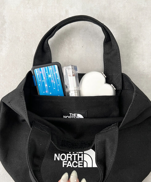 THE NORTH FACE(ザ・ノースフェイス)/ミニキャンバストートバッグ サブバッグ ロゴプリント コットントート/TNF LOGO COTTON BAG S | IM1262086 | クリーム