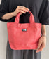 THE NORTH FACE(ザ・ノースフェイス)/ミニキャンバストートバッグ サブバッグ ロゴプリント コットントート/TNF LOGO COTTON BAG S | IM1262086 | オレンジ