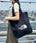 THE NORTH FACE(ザ・ノースフェイス)/A4対応 大容量 ロゴプリント コットン キャンバストートバッグ/TNF LOGO COTTON BAG M | IM1262087 | ブラック