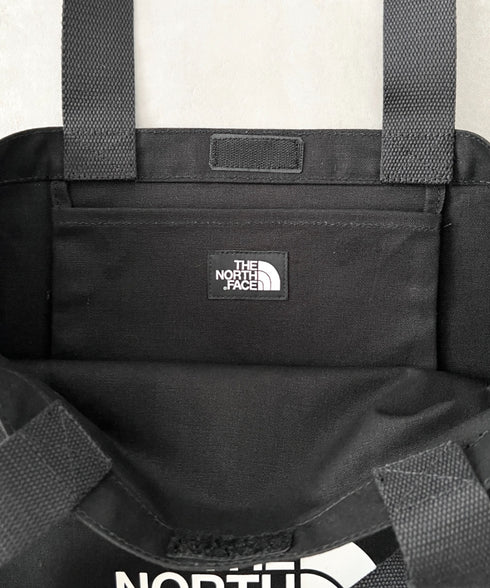 THE NORTH FACE(ザ・ノースフェイス)/A4対応 大容量 ロゴプリント コットン キャンバストートバッグ/TNF LOGO COTTON BAG M | IM1262087 | ターコイズブルー