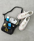 THE NORTH FACE(ザ・ノースフェイス)/2WAY 軽量 ショルダーバッグ ロゴプリント /ULTRA-Z BUCKLE CROSS BAG | IM1262089 | サンドベージュ