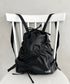 THE NORTH FACE(ザ・ノースフェイス)/超軽量 ナップサック ロゴプリント ドローストリングバッグ/BONNEY SR DRAWSTRING BAG | IM1262090 | ホワイト