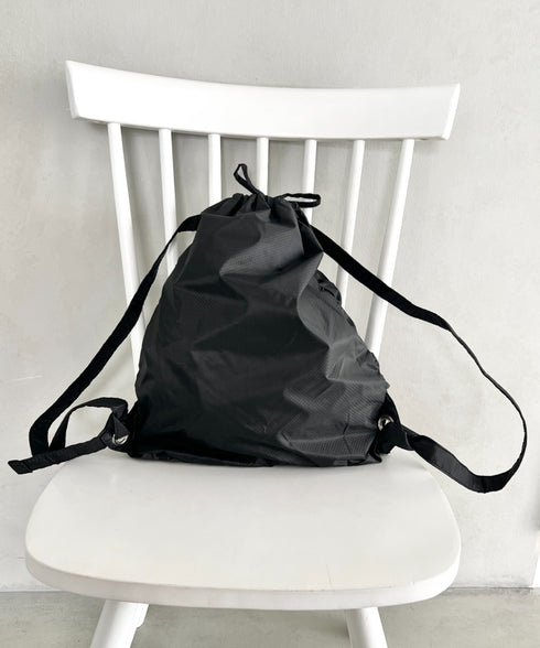 THE NORTH FACE(ザ・ノースフェイス)/超軽量 ナップサック ロゴプリント ドローストリングバッグ/BONNEY SR DRAWSTRING BAG | IM1262090 | ホワイト