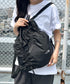 THE NORTH FACE(ザ・ノースフェイス)/超軽量 ナップサック ロゴプリント ドローストリングバッグ/BONNEY SR DRAWSTRING BAG | IM1262090 | ブラック