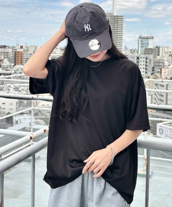 【NEWTRAL(ニュートラル)】/無地 クルーネック 半袖 Tシャツ ドライメッシュ/208 4.2oz Basic Dry Mesh Tee | NT2009008 | ブラック