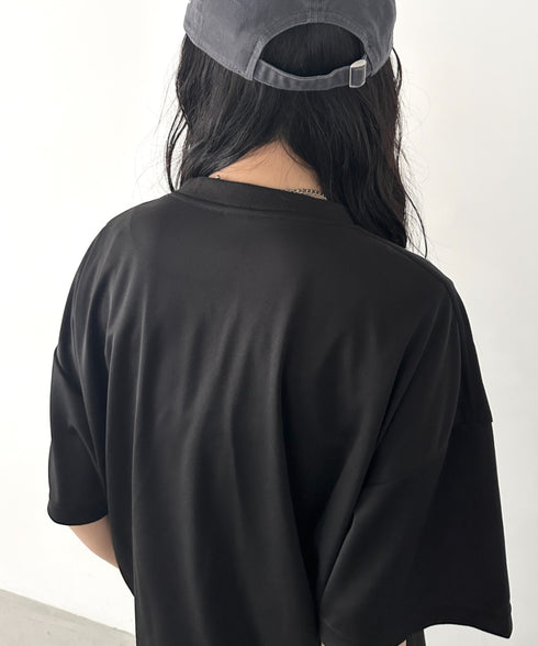 【NEWTRAL(ニュートラル)】/無地 クルーネック 半袖 Tシャツ ドライメッシュ/208 4.2oz Basic Dry Mesh Tee | NT2009008 | ブラック