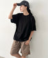 【NEWTRAL(ニュートラル)】/無地 クルーネック 半袖 Tシャツ ドライメッシュ/208 4.2oz Basic Dry Mesh Tee | NT2009008 | ブラック