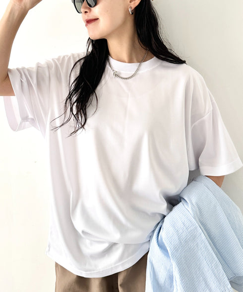 【NEWTRAL(ニュートラル)】/無地 クルーネック 半袖 Tシャツ ドライメッシュ/208 4.2oz Basic Dry Mesh Tee | NT2009008 | ホワイト