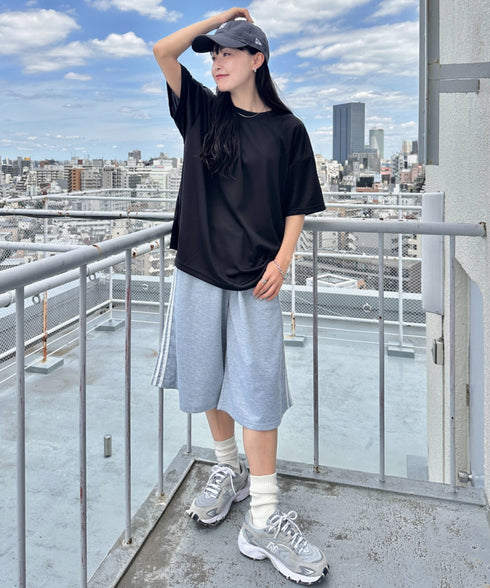 【NEWTRAL(ニュートラル)】/無地 クルーネック 半袖 Tシャツ ドライメッシュ/208 4.2oz Basic Dry Mesh Tee | NT2009008 | ブラック